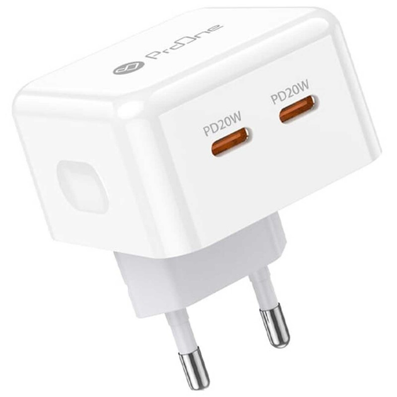 شارژر دیواری تایپ سی 40 وات پرووان PWC580