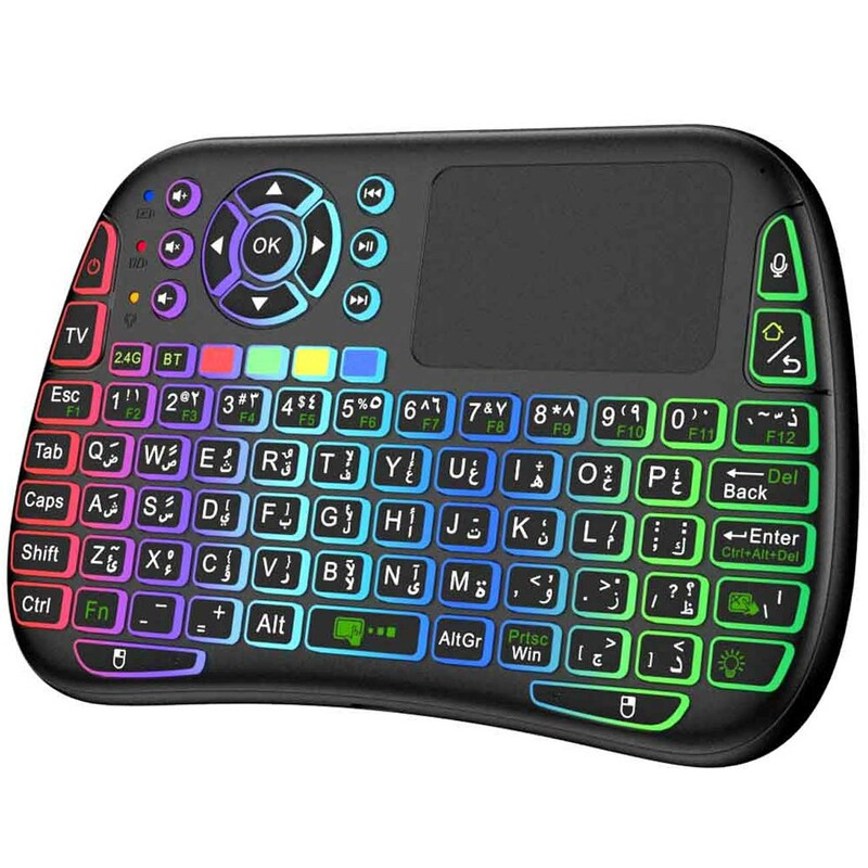 مینی کیبورد و تاچ پد بی سیم پورودو PD-MWKTC-BK