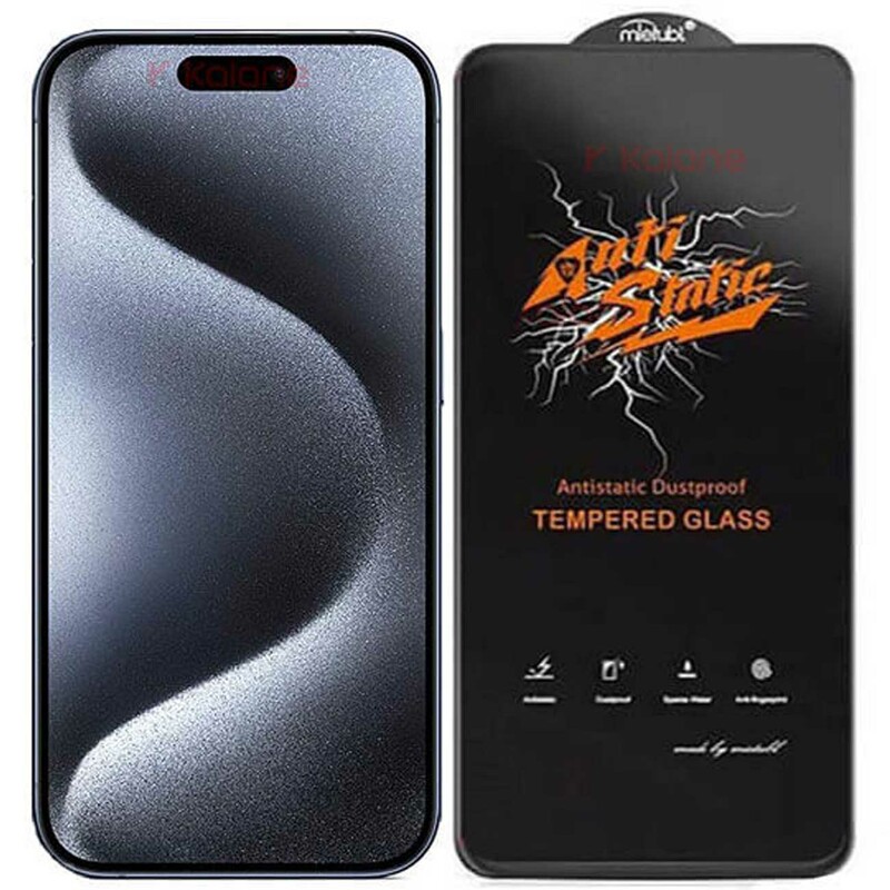 گلس شفاف آیفون 16 پرومکس آنتی استاتیک Antistatic Dustproof