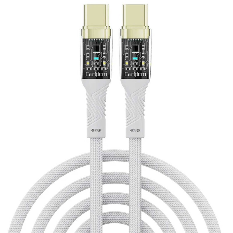 کابل دو سر تایپ سی 100 وات یک متری ارلدام EC-179C-C