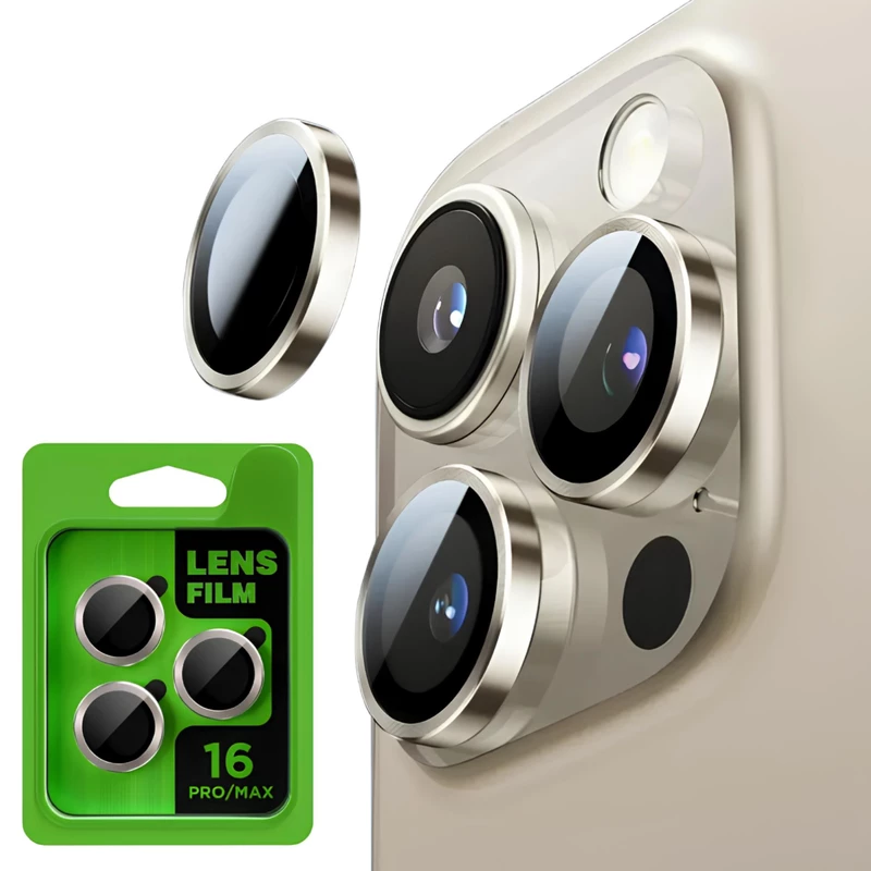 گلس لنز دوربین آیفون 16 پرو و 16 پرومکس