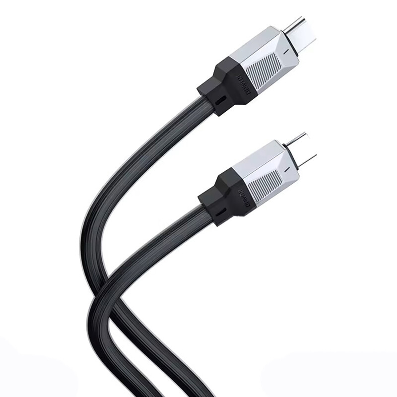 کابل چند سر سوپر فست شارژ 100 وات 6 آمپر یو اس بی به تایپ سی و لایتنینگ 1 متری یاندو XDDC-028