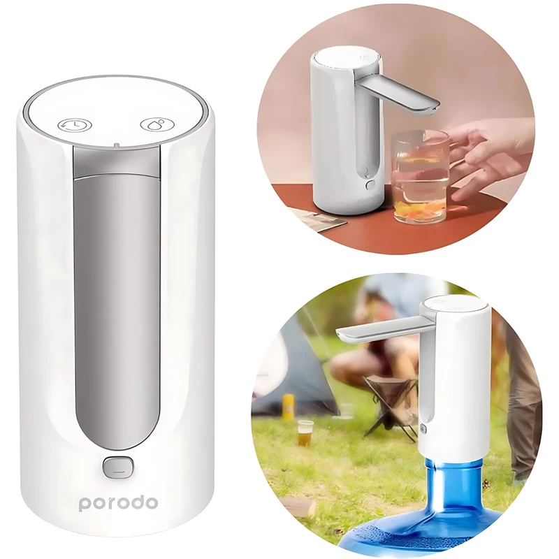پمپ آب دیجیتالی شارژی پورودو PD-LFWD5W-WH