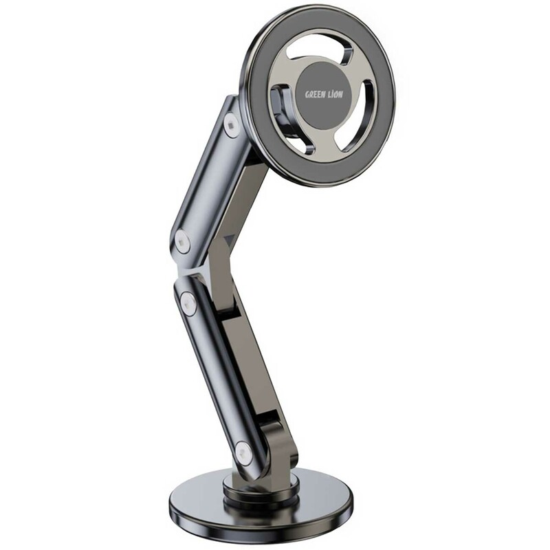 هولدر مگنتی داخل خودرو تاشو چرخشی 360 درجه گرین GNFLMAGCMTBK