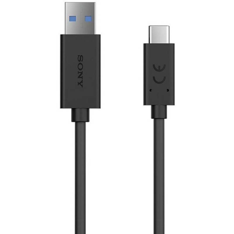 کابل شارژر و دیتای USB3.1 به Type-C اصلی 3 آمپر 45 وات یک متری سوني UCB30