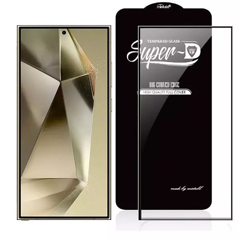 گلس تمام چسب سامسونگ گلکسی اس 25 اولترا میتوبل tempered glass