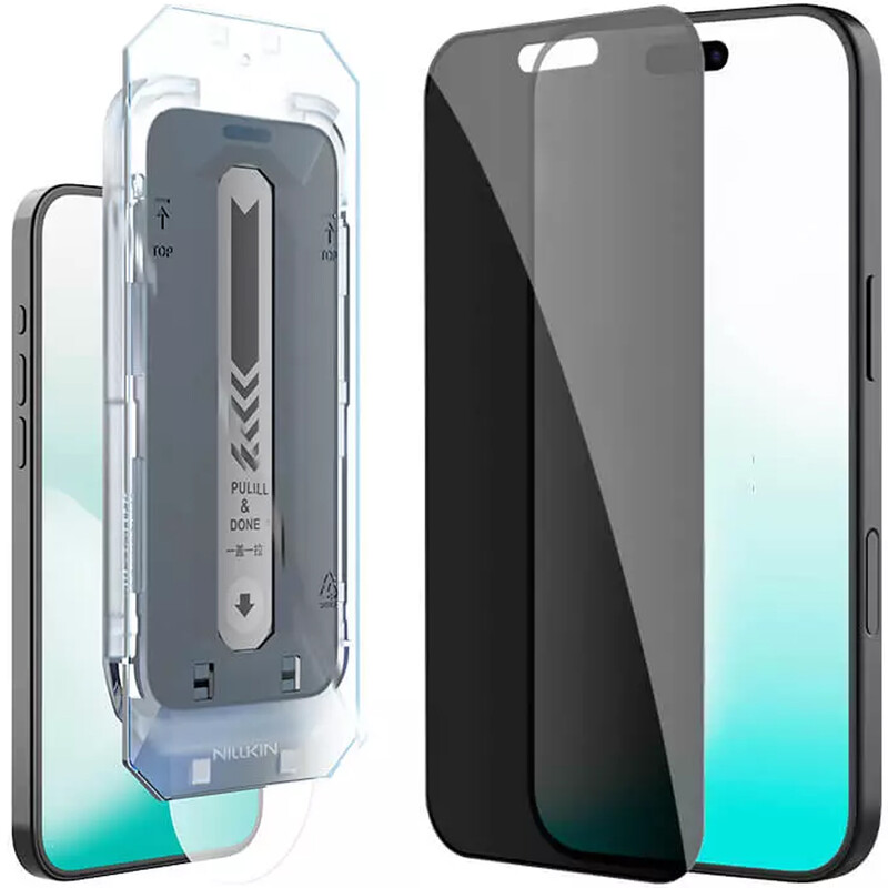 گلس پرایوسی گوشی آیفون 17 پرو نیلکین Nillkin Amazing Guardian همراه با کیت نصب