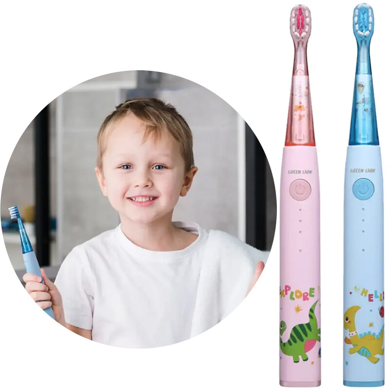 مسواک برقی کودک گرین‌لاین Green Lion GNKDSELTBR