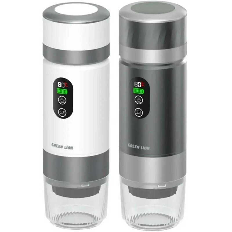 اسپرسو ساز شارژی قابل حمل 80 میلی‌لیتری گرین‌لاین Green Lion GL-CM04 GNCPNSCOFMWH