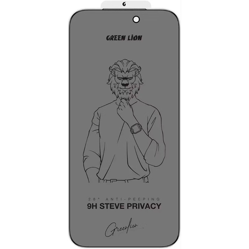 گلس پرایوسی آیفون 17 پرومکس گرین‌لاین Green Lion GN9HSPY17PMBK