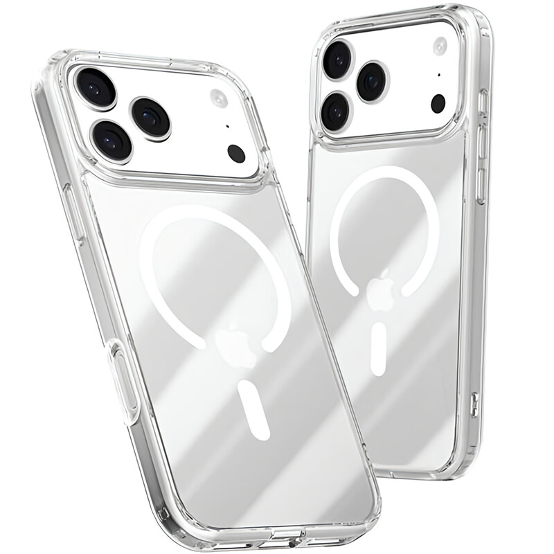 قاب مگ سیف آیفون 17 پرو مجیک مسک Magic Mask Q Series شفاف ژله ای