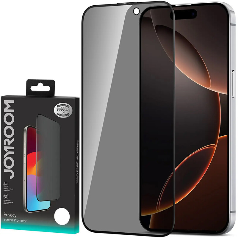 گلس پرایوسی آیفون 14 پرو، آیفون 15 و آیفون 16 جویروم JOYROOM JR-MLG0280