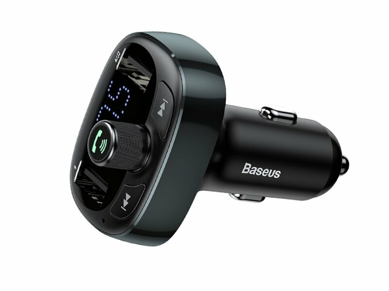 شارژر فندکی فست شارژ ماشین با قابلیت پخش موسیقی و تماس بیسوس S-09
