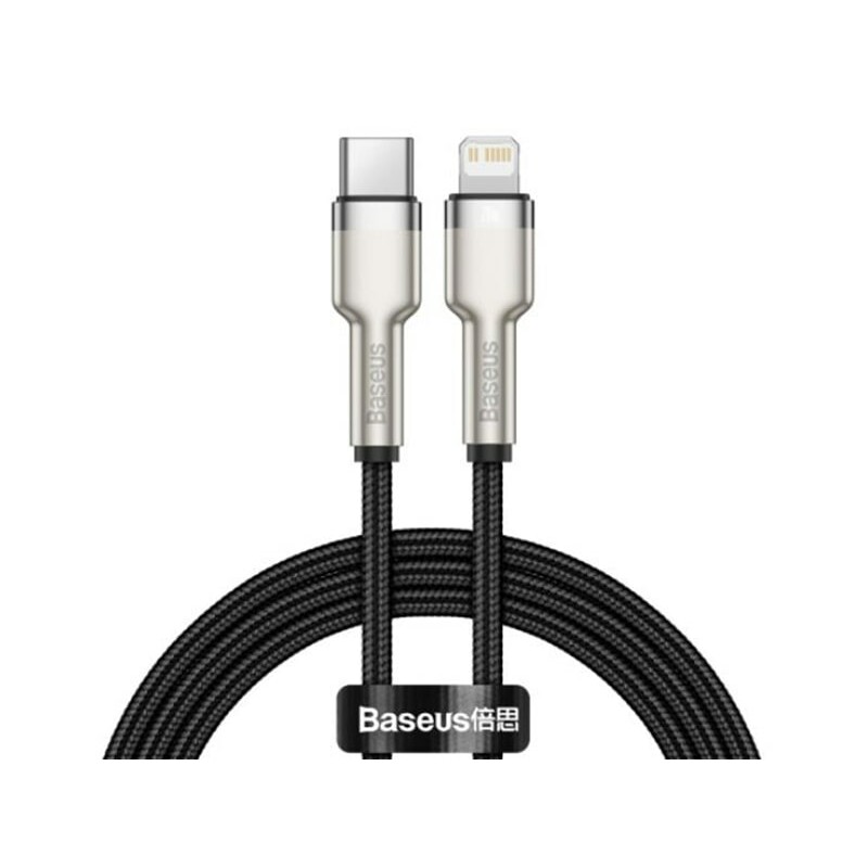 کابل لایتنینگ به تایپ سی بیسوس Baseus Cafule Metal Type-C to Lightning PD Cable 20W 1m