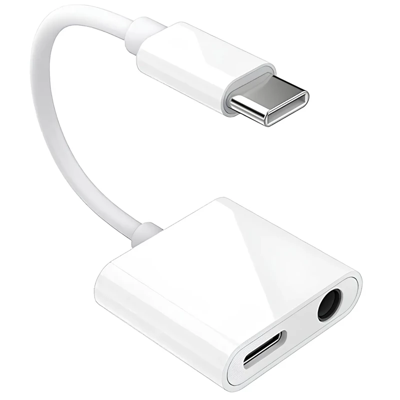 کابل تبدیل Type-C به Type-C و جک 3.5mm رسی RECCI مدل RDS-A08