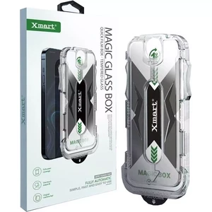 گلس آیفون 16 با ابزار نصب ایکس مارت