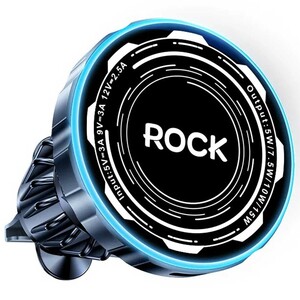 هولدر گوشی ماشین و شارژر وایرلس 15 وات داخل خودرو راک