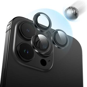 گلس محافظ لنز دوربین آیفون 16 پرو و آیفون 16 پرومکس گرین GNCMHDP16PMBK