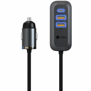 شارژر فندکی فست شارژ تایپ سی 100 وات پرووان PCG23