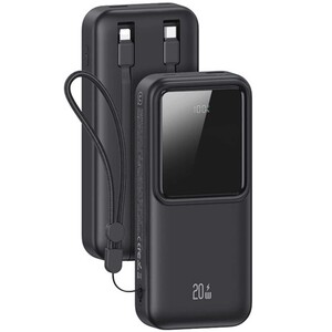 پاوربانک فست شارژ تایپ سی، لایتنینگ و یو اس بی 20 وات 30000 یوسامز US-CD213