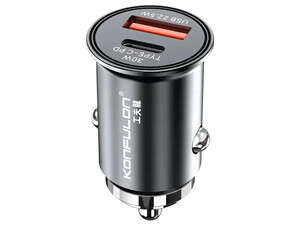 شارژر فندکی فست شارژ ماشین تایپ سی 30 وات کانفلون C80Q