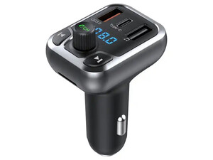 شارژر فندکی فست ماشین تایپ سی و پخش کننده بلوتوث 20 وات کانفلون JK71