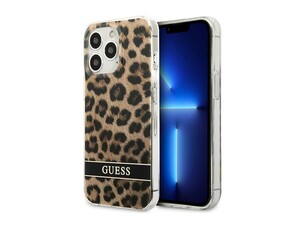قاب محافظ براق آیفون 13 پرو طرح پلنگی CG Mobile iphone 13 Pro Guess Leopard Hard Case
