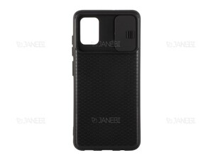 قاب محافظ با درپوش کشویی لنز سامسونگ Lens protector Case Samsung Galaxy M30