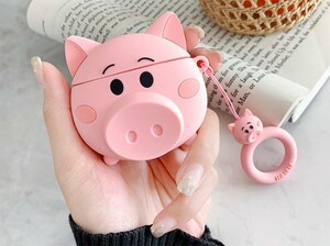 کاور محافظ سیلیکونی ایرپاد طرح خوک Pig Silicone Case Apple Airpods