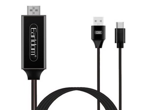کابل تایپ سی به اچ دی ام آی ارلدام Earldom Type-C to HDTV Cable ET-W12 2M