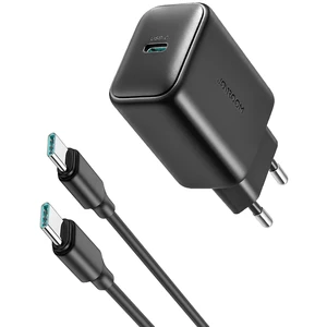 شارژر دیواری فست شارژ تایپ سی 25 وات با کابل دو سر تایپ سی جویروم JR-TCF23EU