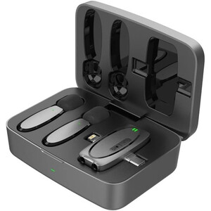 میکروفون یقه ای بی سیم دوتایی پرودو  PD-2MLAVCC-BK