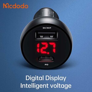 شارژر فندکی سریع دو پورت مک دودو Mcdodo 30W Car Charger CC-681
