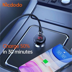 شارژر فندکی سریع دو پورت مک دودو Mcdodo 30W Car Charger CC-681