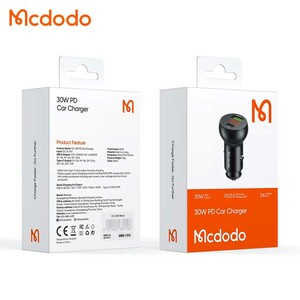 شارژر فندکی سریع دو پورت مک دودو Mcdodo 30W Car Charger CC-681