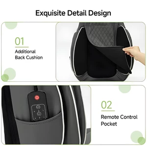 بهترین ماساژور پشتی صندلی کمر، گردن، شانه، دوش، باسن چندمنظوره قابل حمل شیائومی صندلی ماساژ خودرو