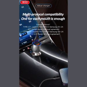 شارژر فندکی فست شارژ ماشین 36 وات ایکس او CC52