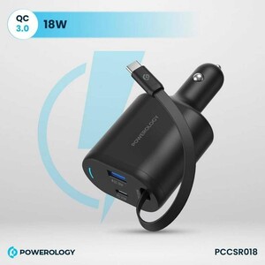 بهترین شارژر فندکی فست شارژ تایپ سی 70 وات پاورولوژی