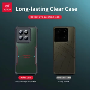 کاور و گارد کریستالی شفاف ضدضربه شیائومی می 14 تی پرو یاندو