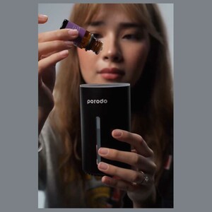 خوشبوکننده و مرطوب‌کننده هوای 300 میلی‌لیتر پورودو  PD-LFST031-BK