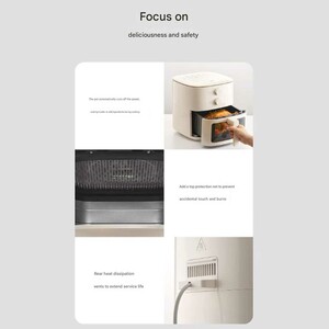 فروش هواپز و سرخ کن هوشمند 1200 وات 5 لیتر شیائومی