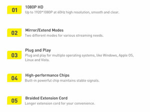 کابل اچ دی ام آی به وی جی آی بیسوس Baseus WKQX010001 Lite Series Adapter HDMI To VGA