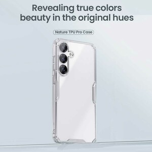 قاب شفاف بافردار گوشی سامسونگ گلکسی اس 25 نیلکین