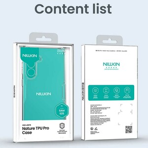 قاب شفاف بافردار گوشی سامسونگ گلکسی اس 25 پلاس نیلکین