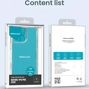 کاور و گارد شفاف شیک اورجینال نیلکین گوشی موبایل اپل آیفون 16 پرو مکس