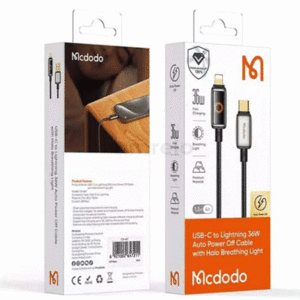 قیمت کابل شارژ تایپ سی به لایتنینگ اتو پاور 36 وات مک دودو مدل