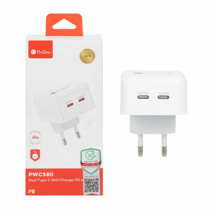 قیمت شارژر دیواری 40 وات پرووان