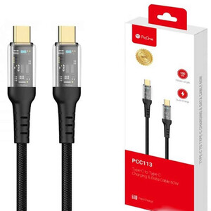 بهترین کابل دو سر تایپ سی فست شارژ 60 وات یک متری پرووان