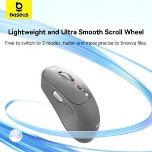 موس گیمینگ بلوتوثی و دانگل وایرلس شارژی هوشمند بی‌صدا بیسوس