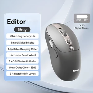 موس گیمینگ بلوتوثی و دانگل وایرلس شارژی هوشمند بی‌صدا بیسوس